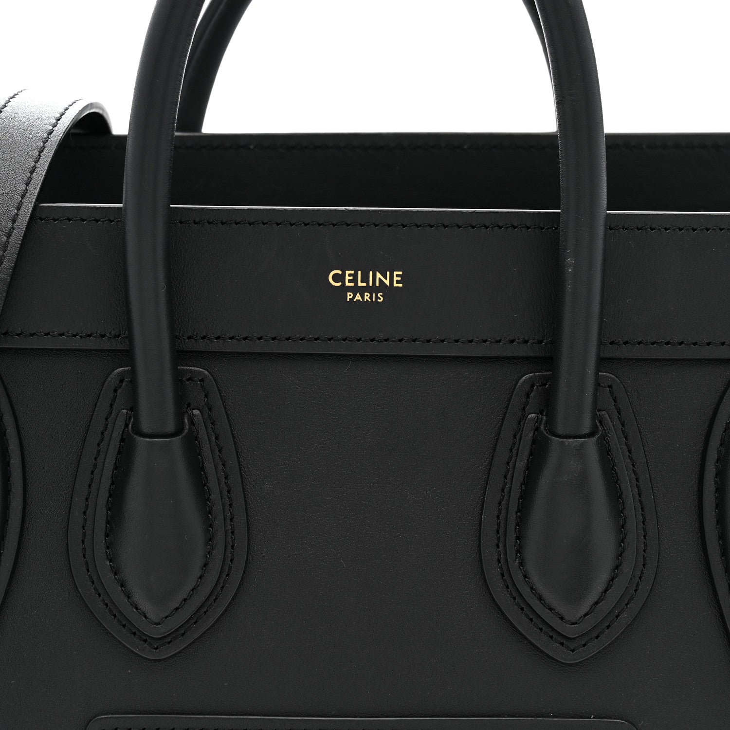 Celine Smooth Calfskin Nano Luggage Black 8 of 11