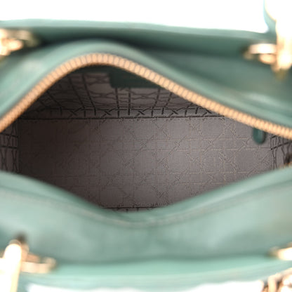 Christian Dior Lambskin Cannage Medium Lady Dior Orage 5 of 11