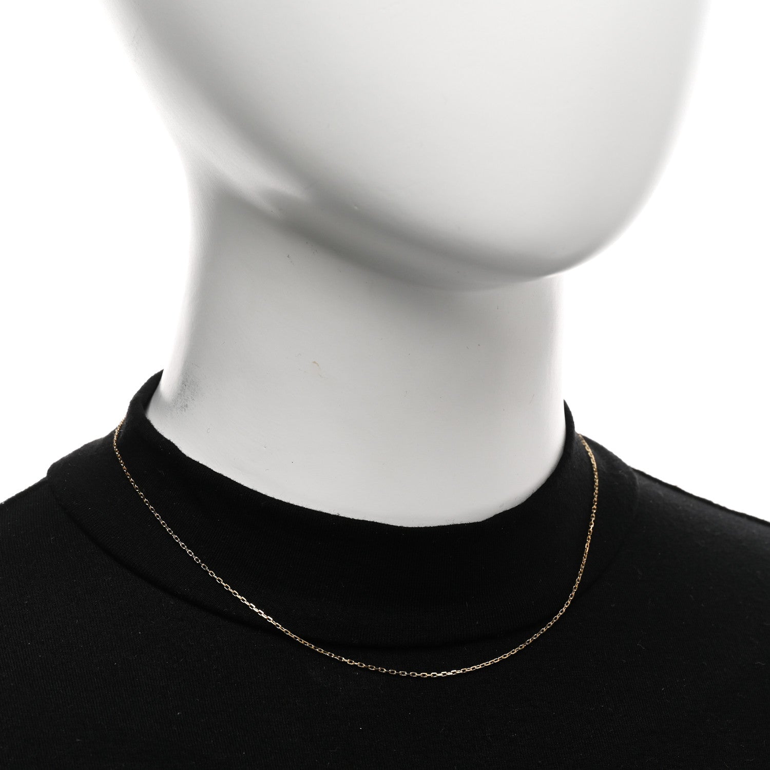 Mikimoto 18K Yellow Gold Chain Necklace 15" 2 of 4