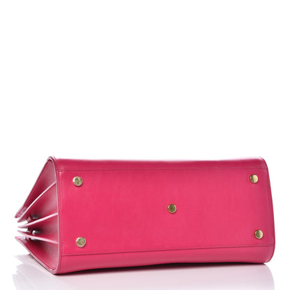 Saint Laurent Calfskin Small Sac De Jour Bubblegum 4 of 9