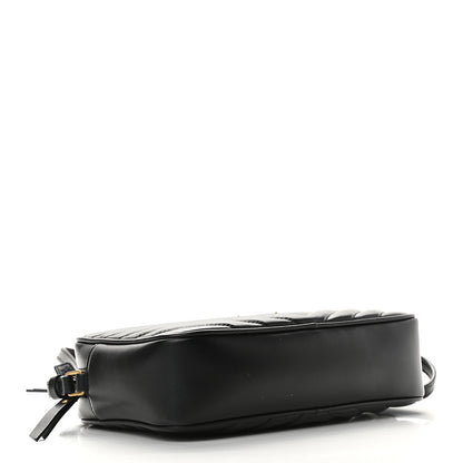 Saint Laurent Calfskin Matelasse Monogram Lou Camera Bag Black 4 of 9