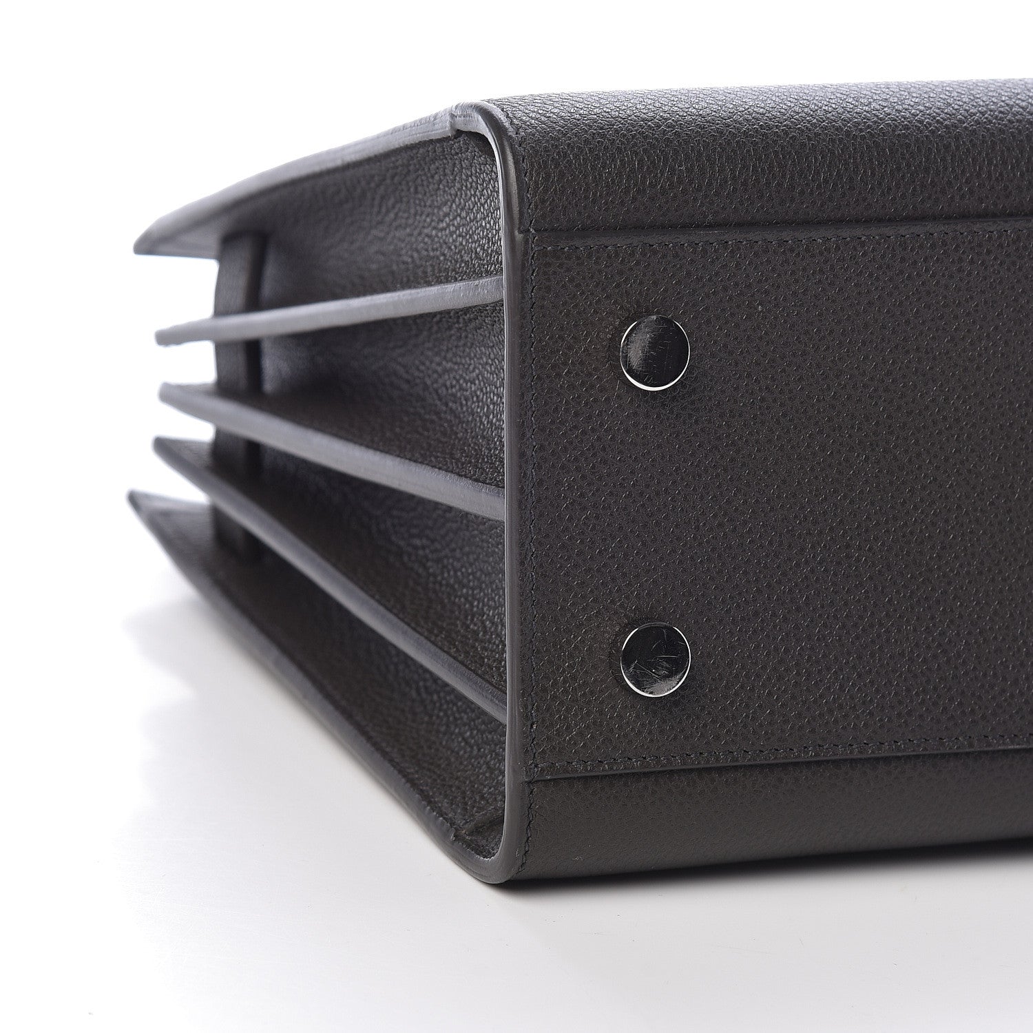 Saint Laurent Grained Calfskin Baby Sac De Jour Coal 8 of 9
