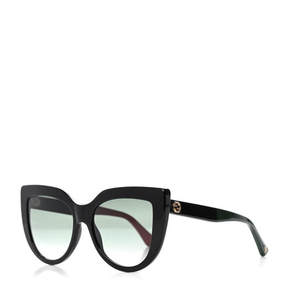Gucci Acetate Cat Eye Sunglasses GG0164S Black 1 of 6