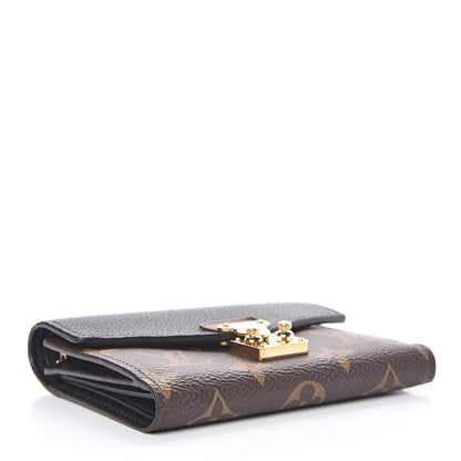 Louis Vuitton Monogram Pallas Compact Wallet NM Black 4 of 9