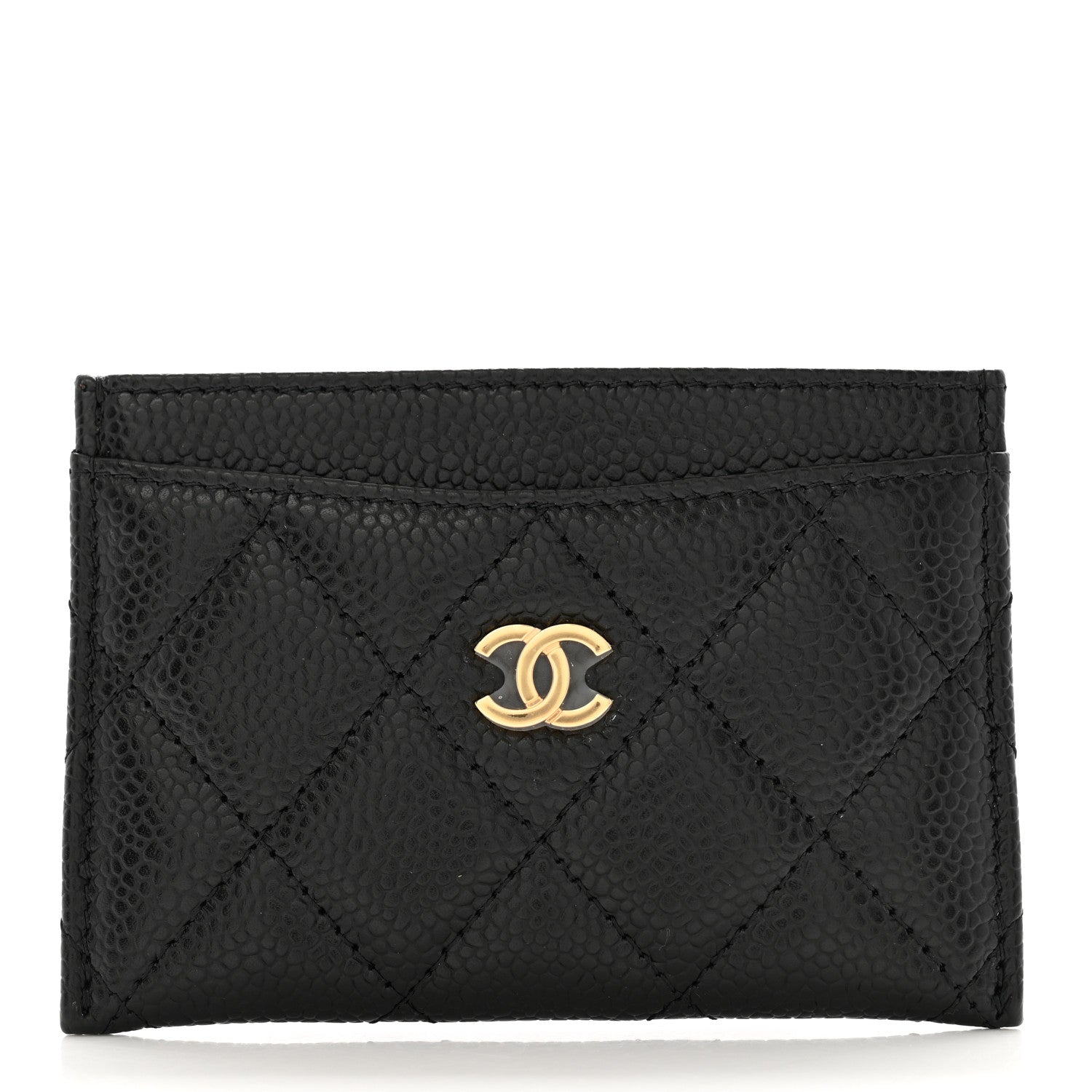 Chanel Caviar Quilted Card Holder Black 1 of 10