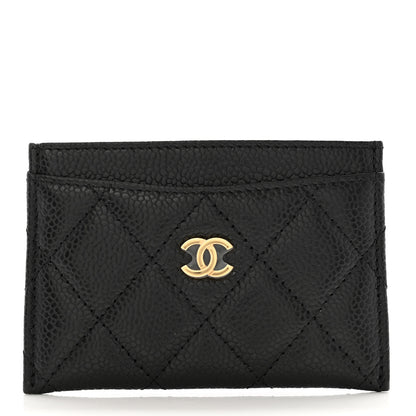 Chanel Caviar Quilted Card Holder Black 1 of 10