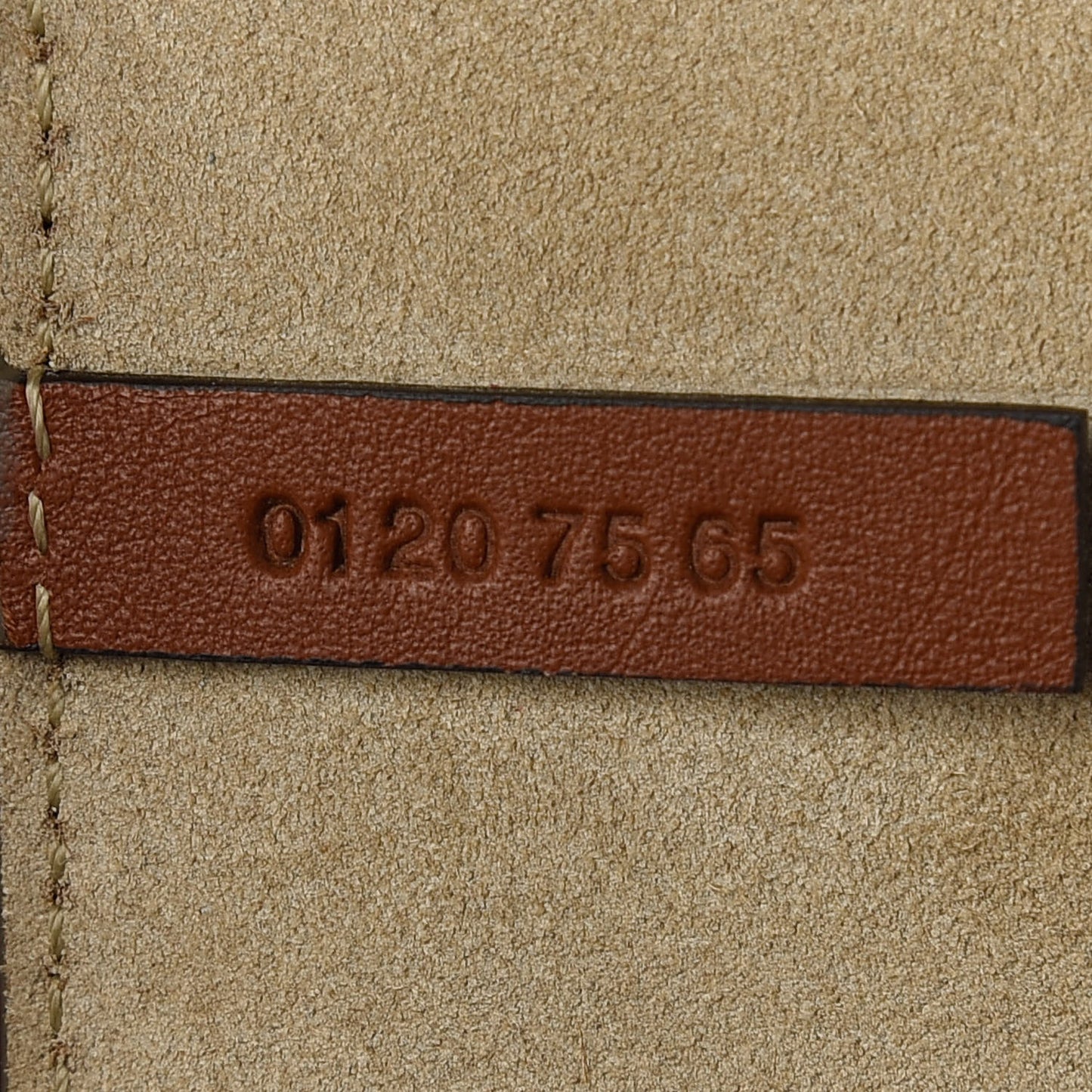 Calfskin Suede Mini Chain Faye Shoulder Bag Tobacco