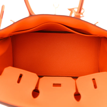 Hermes Togo Birkin 25 Orange Minium 5 of 11