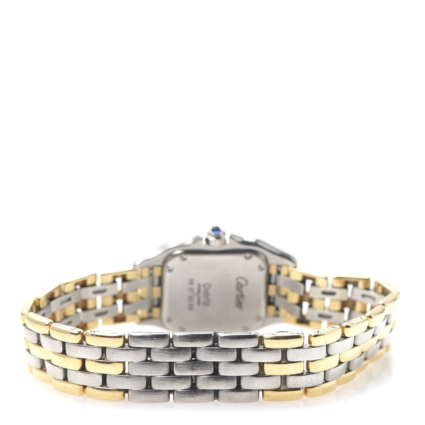 Stainless Steel 18K Yellow Gold 22mm Panthere Quartz Watch