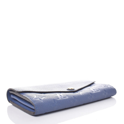 Louis Vuitton Empreinte Sarah Wallet NM Denim 4 of 7