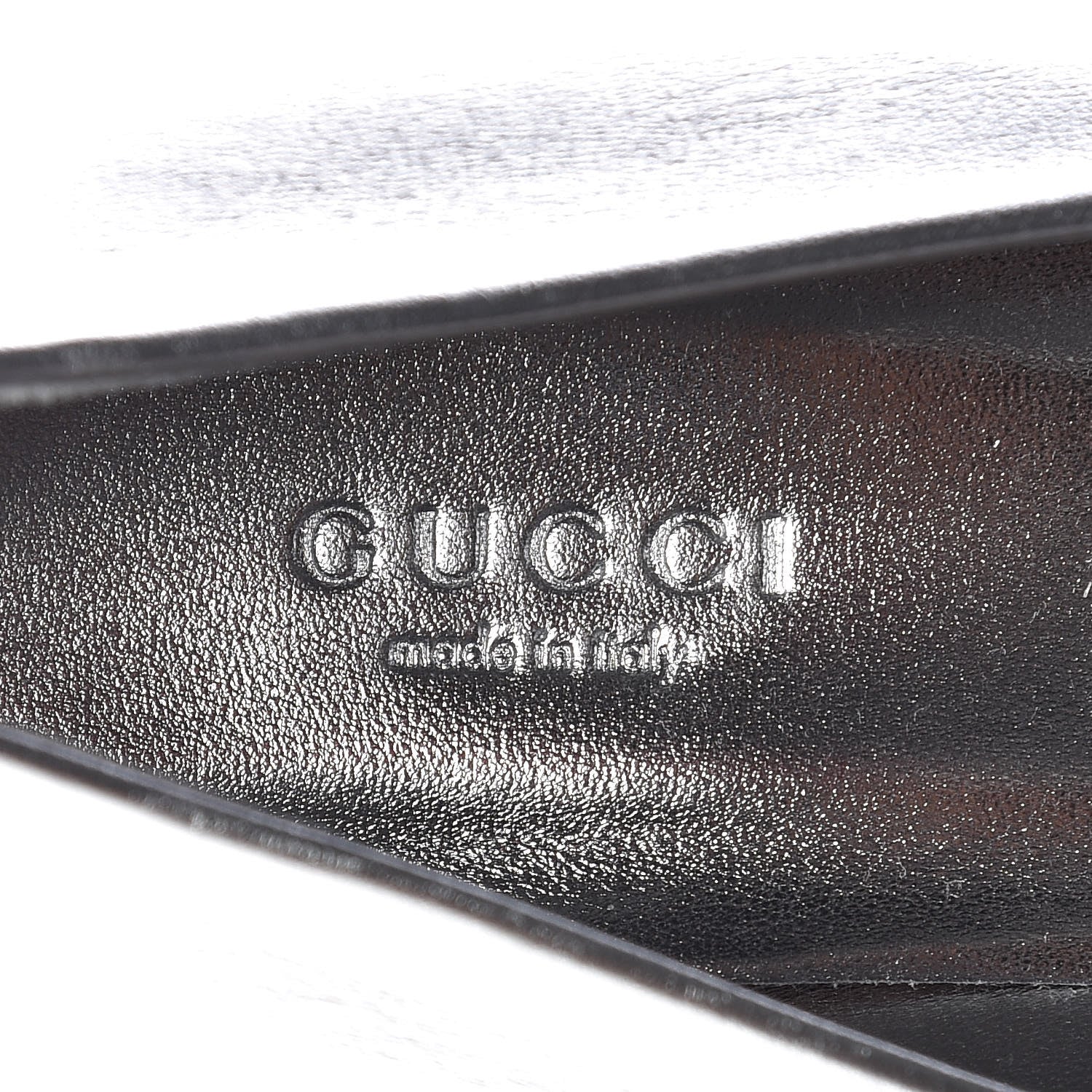 Gucci Nappa Crystal Interlocking G Low Heel Pumps 41 Argento 7 of 9