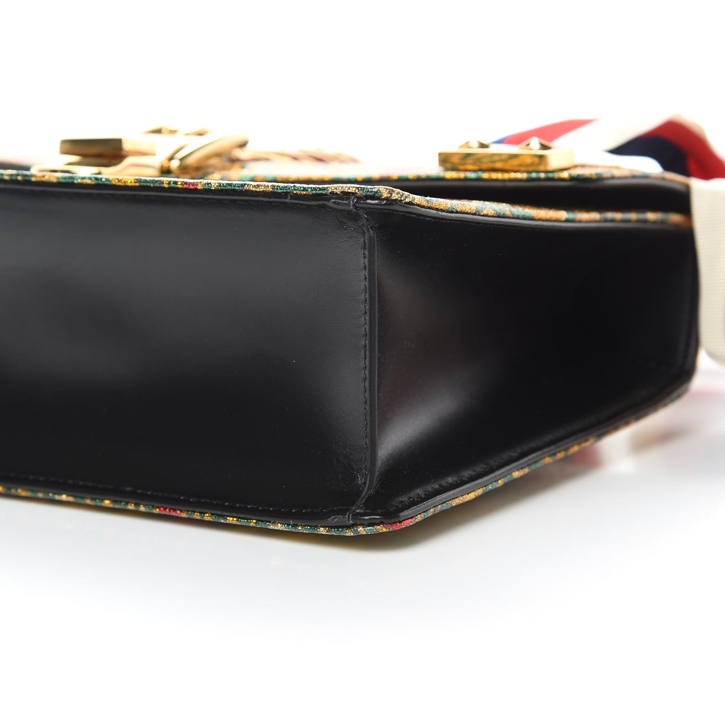 Iridescent Brocade Small Sylvie Shoulder Bag Gold