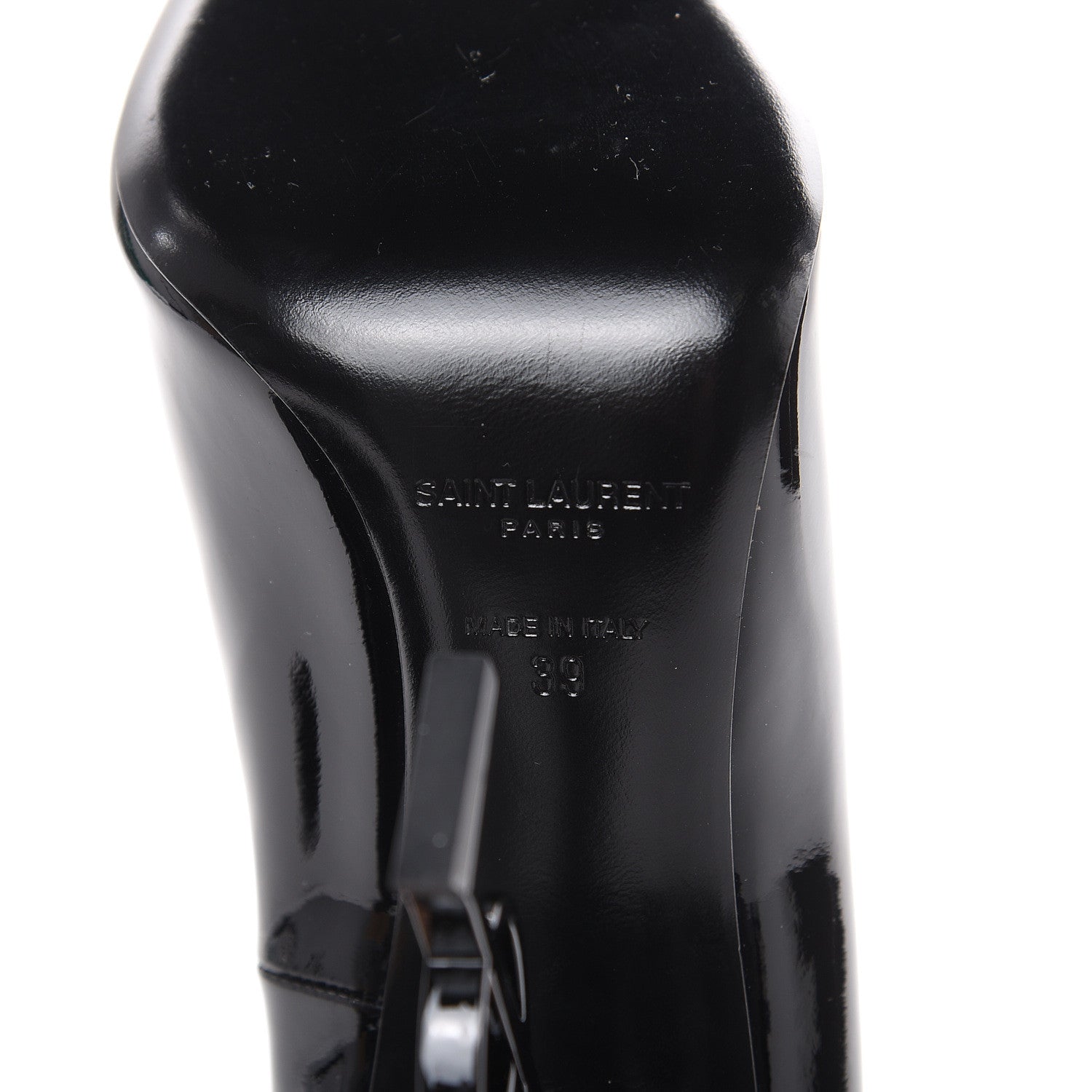 Saint Laurent Patent Opyum 110 Pumps 39 Black 6 of 9