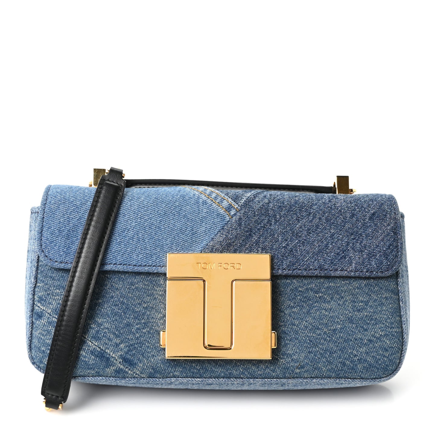 Denim 001 Medium Shoulder Bag Blue