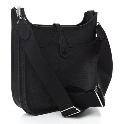 Hermes Taurillon Clemence Evelyne III PM Black 3 of 11