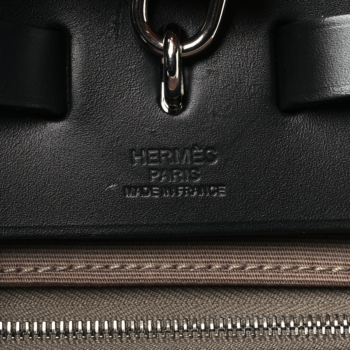 Toile Officier Vache Hunter Herbag Zip 39 MM Etoupe Bleu Indigo