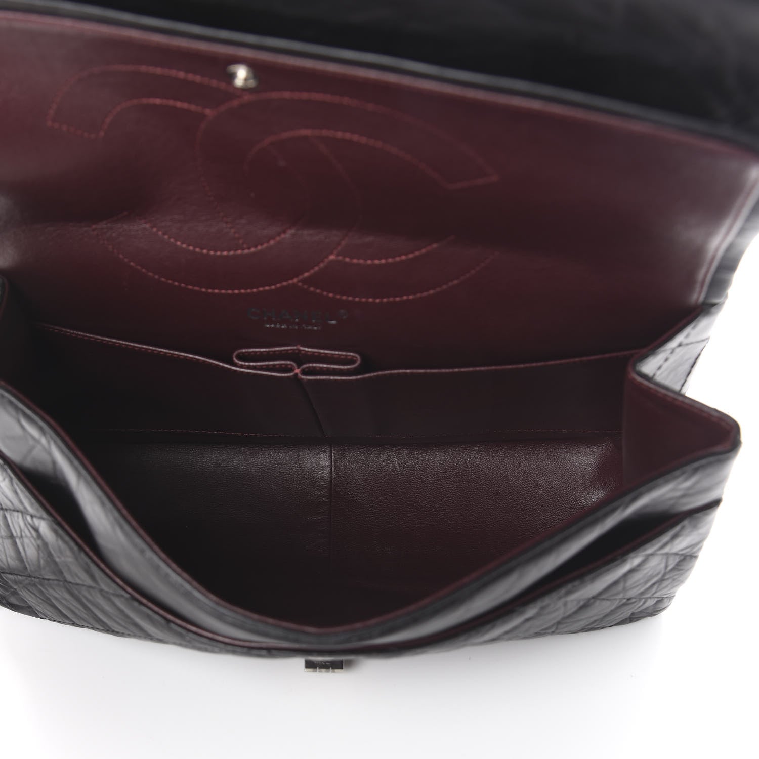 Chanel Aged Calfskin Quilted 2.55 Reissue 227 Flap Black 4 of 8