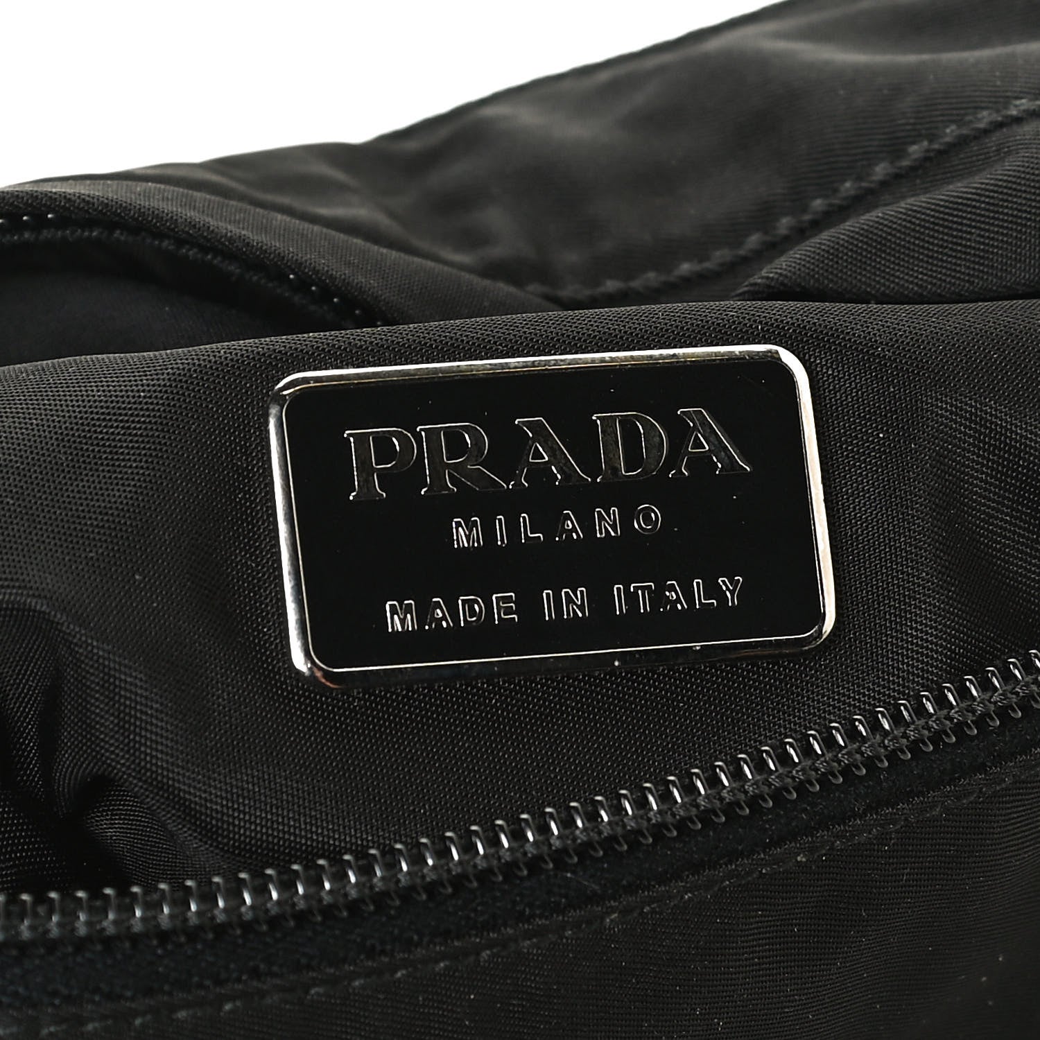 Prada Tessuto Nylon Crossbody Bag Black 7 of 13