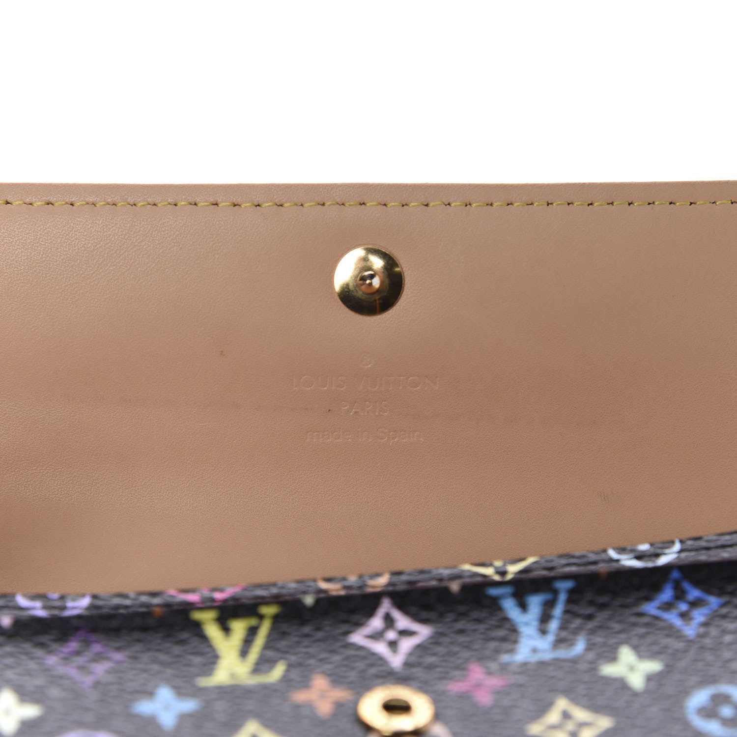 Louis Vuitton Monogram Multicolor Alexandra Wallet Black 8 of 8