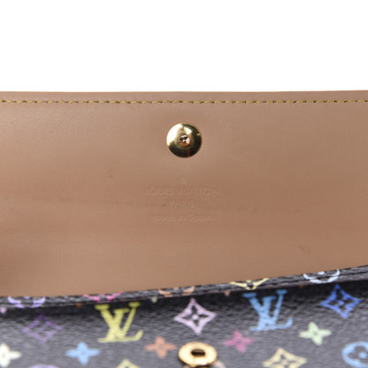 Louis Vuitton Monogram Multicolor Alexandra Wallet Black 8 of 8