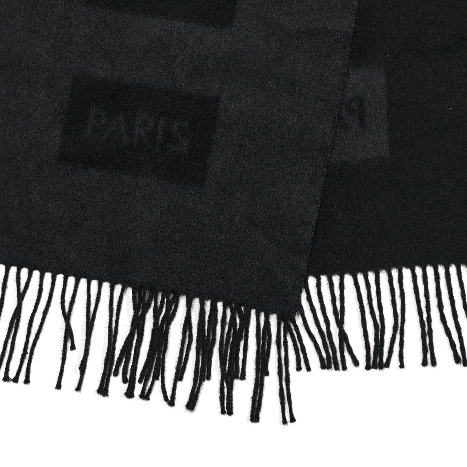 Louis Vuitton Cashmere Baroda Scarf Black 3 of 4