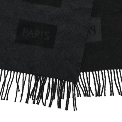 Louis Vuitton Cashmere Baroda Scarf Black 3 of 4
