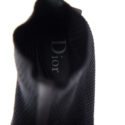 Christian Dior Technical Knit F. Two Point Zero High Top Sneakers 36 Black 9 of 9
