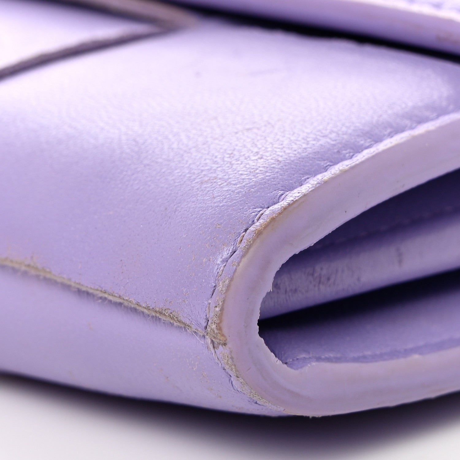 Bottega Veneta Nappa Maxi Intrecciato Flap Wallet Wisteria 9 of 10