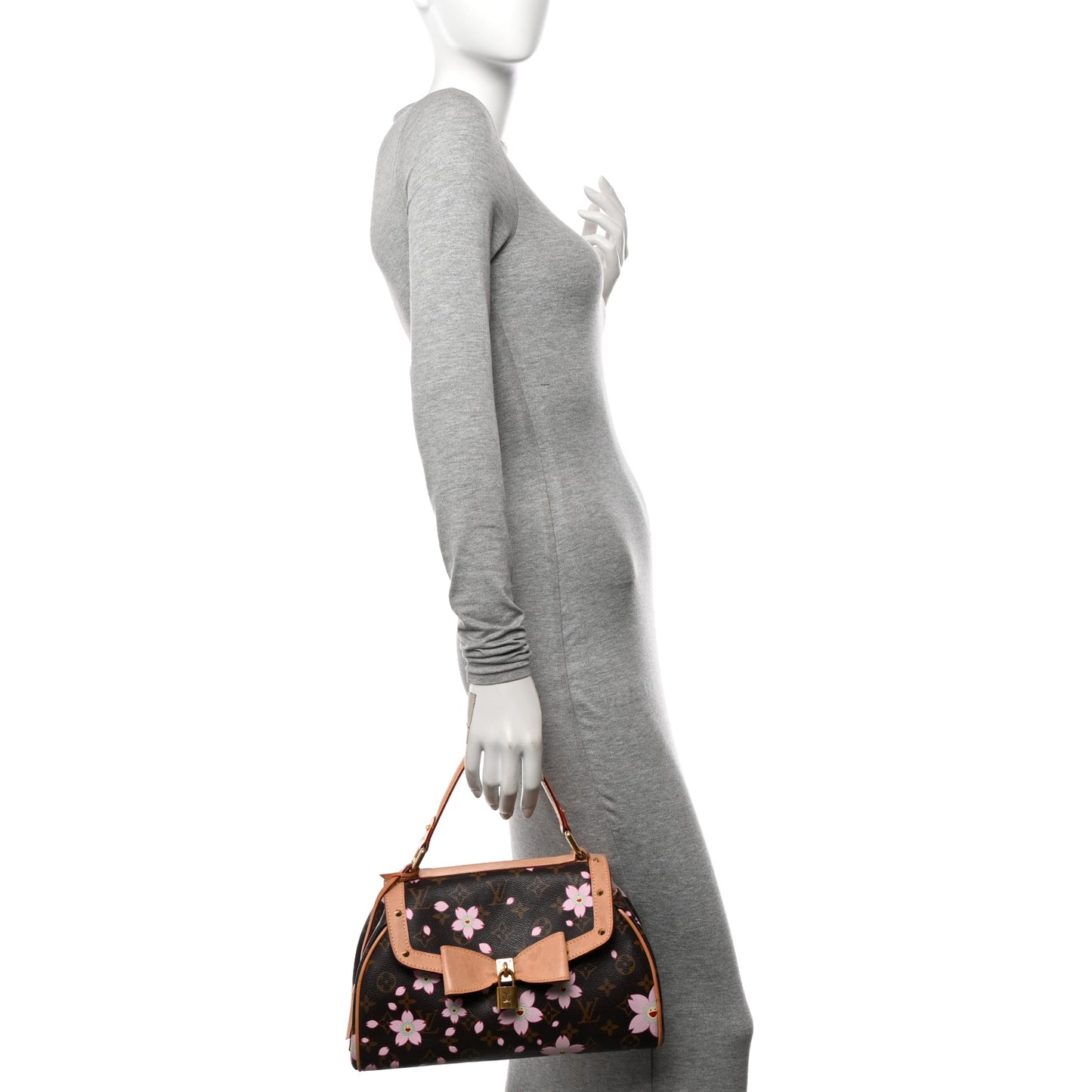 Monogram Cherry Blossom Sac Retro Bag Brown
