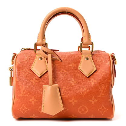 Louis Vuitton Calfskin Monogram Speedy P9 Bandouliere 20 Ochre 1 of 11