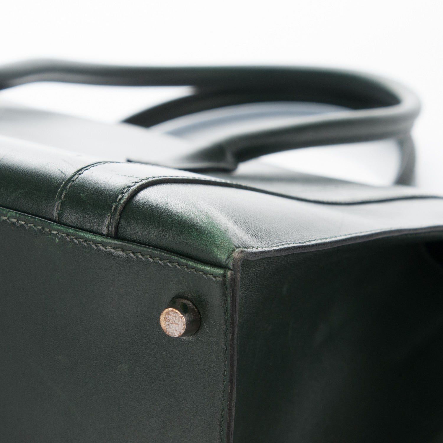Hermes Box Drag 37 Vert Fonce 11 of 11