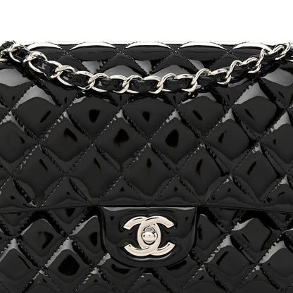 Chanel Patent Quilted Medium Double Flap Black 8 of 10