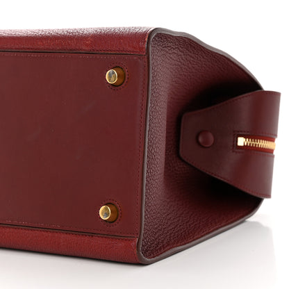 Celine Bullhide Calfskin Small Ring Bag Dark Ruby 10 of 13