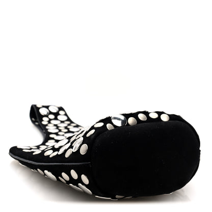 Khaite Suede Studded Small Livia Black 4 of 9