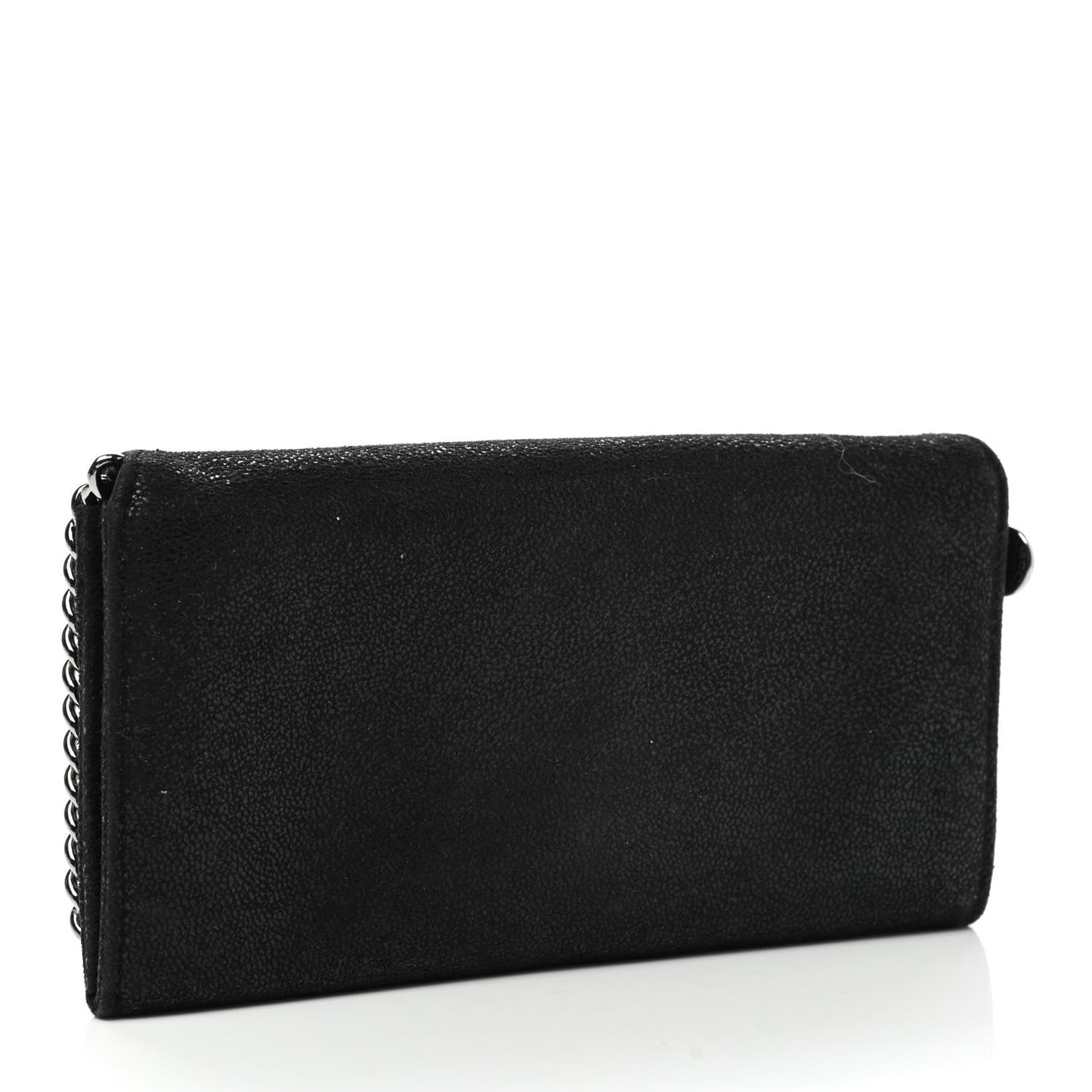 Shaggy Deer Falabella Flap Wallet Black