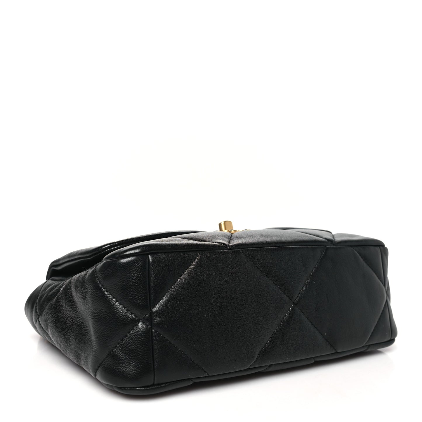 Lambskin Quilted Medium Chanel 19 Flap Black