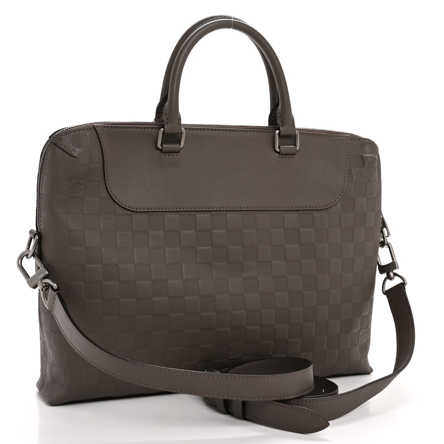 Louis Vuitton Damier Infini Porte-Documents Jour NM Granit 3 of 13