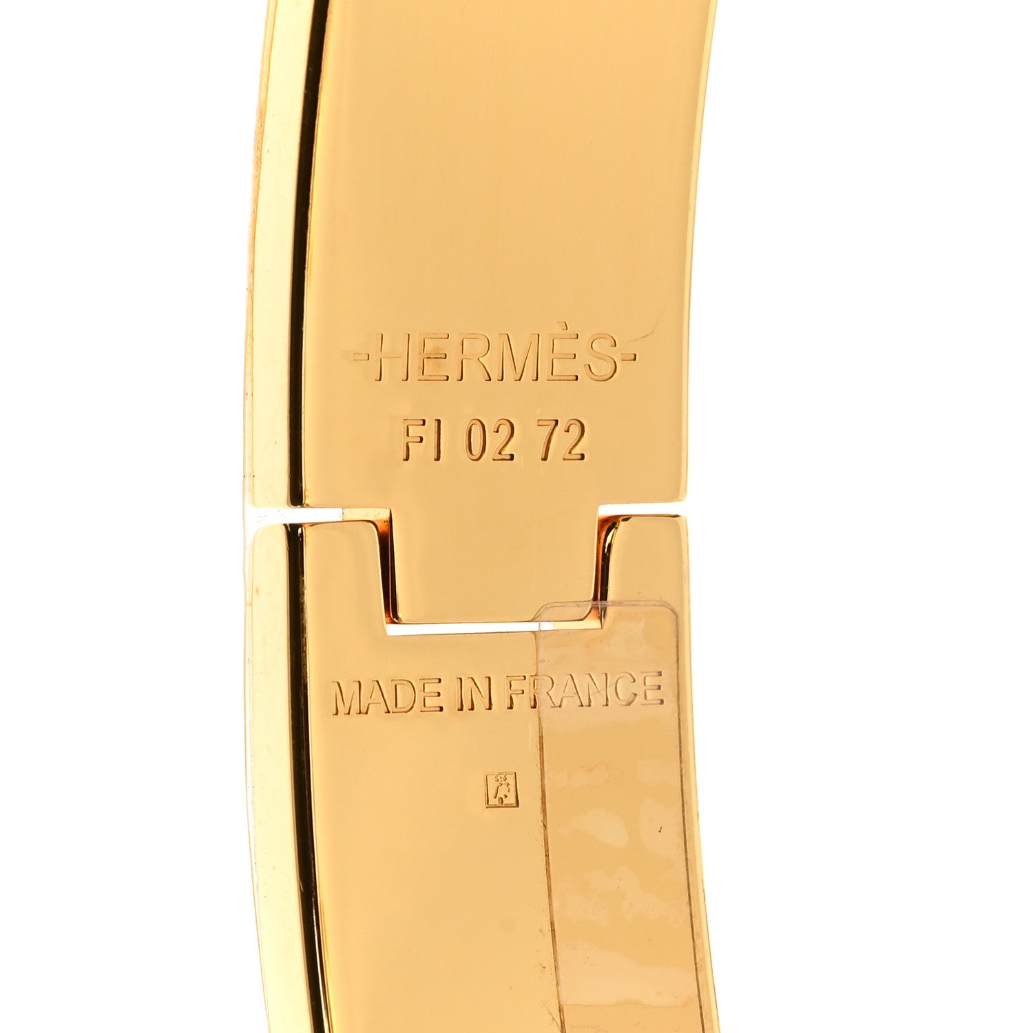 Hermes Matte Enamel Narrow Clic Clac HH Bracelet T5 Black 4 of 4