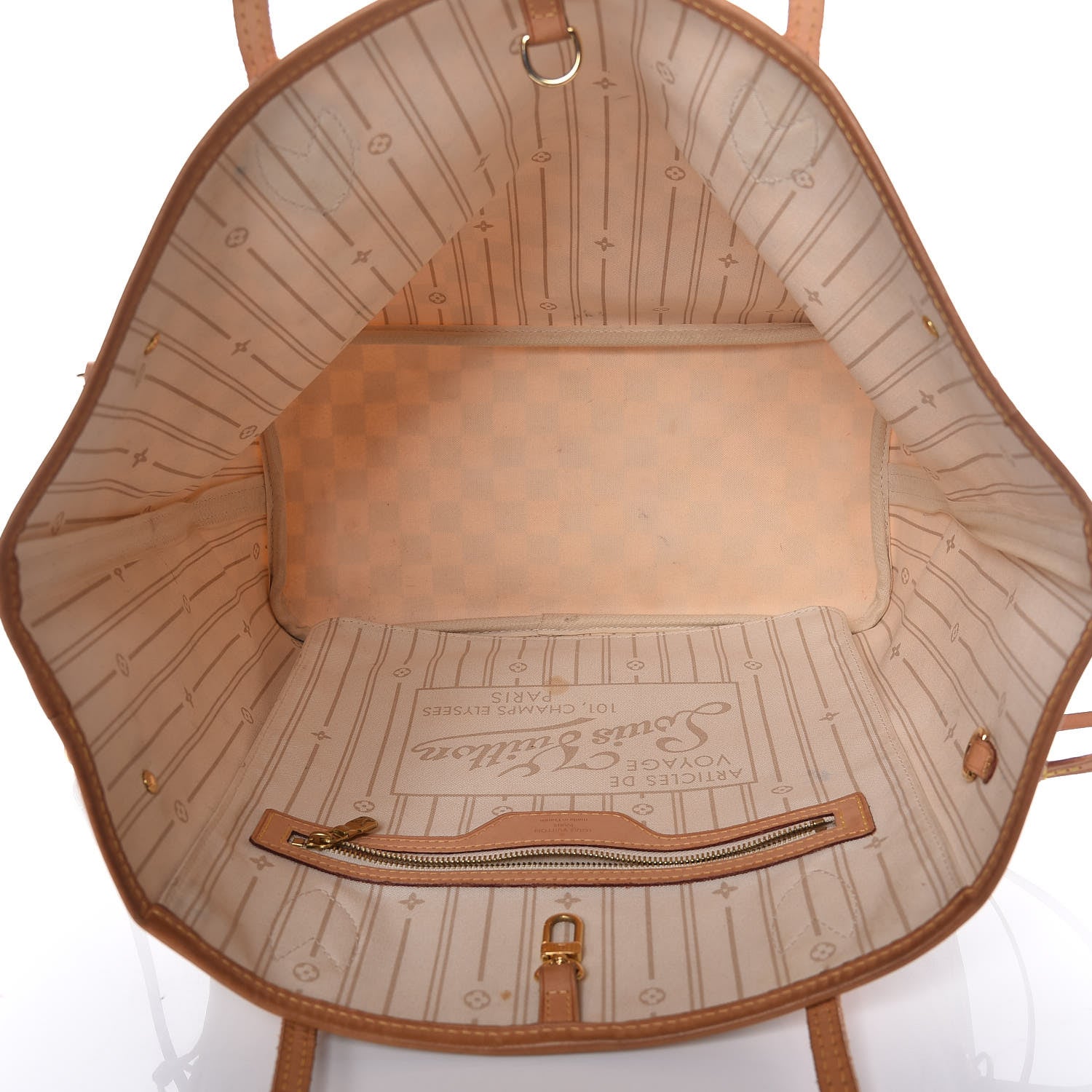 Louis Vuitton Damier Azur Neverfull MM 5 of 23