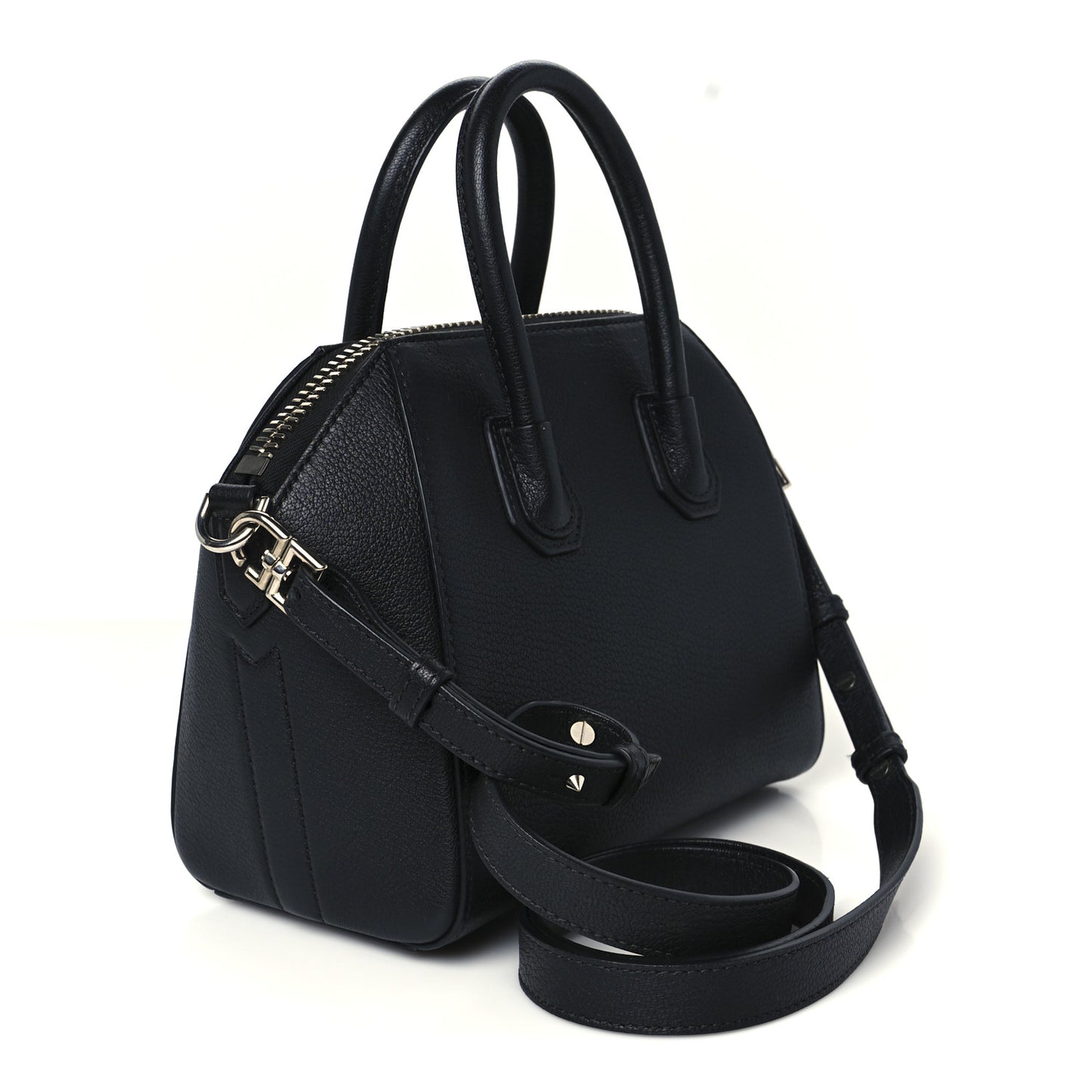 Sugar Goatskin Mini Antigona Black