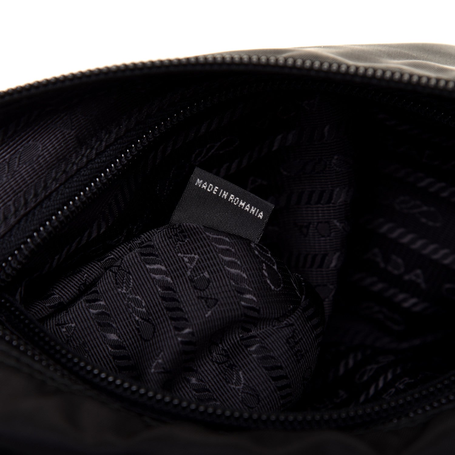Prada Nylon Vela Cosmetic Pouch Black 9 of 11
