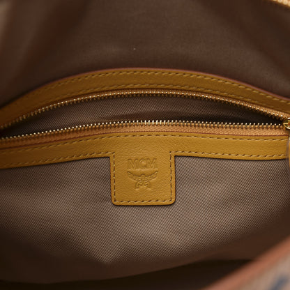 MCM Visetos Medium Klara Hobo Cognac Yellow 8 of 12