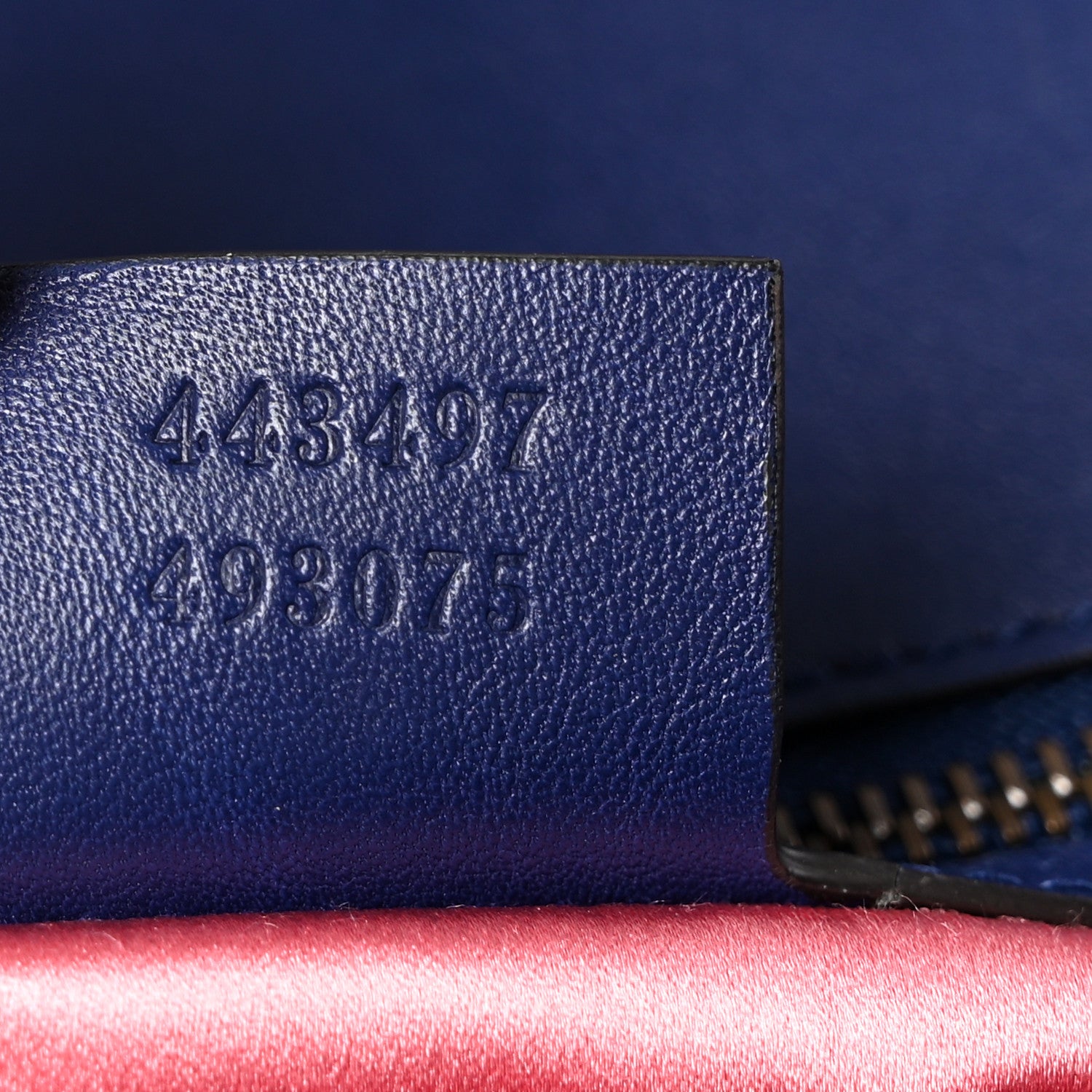 Gucci Velvet Matelasse Small GG Marmont Shoulder Bag Cobalt Blue 7 of 10