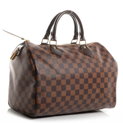 Louis Vuitton Damier Ebene Speedy 30 3 of 8
