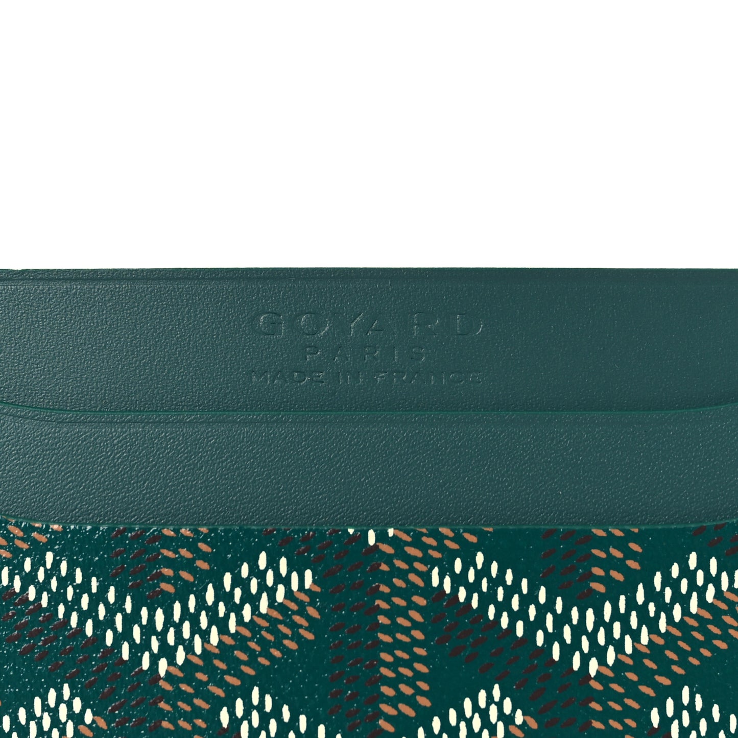 Goyardine Saint Sulpice Card Holder Green