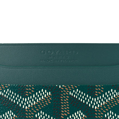 Goyard Goyardine Saint Sulpice Card Holder Green 6 of 7