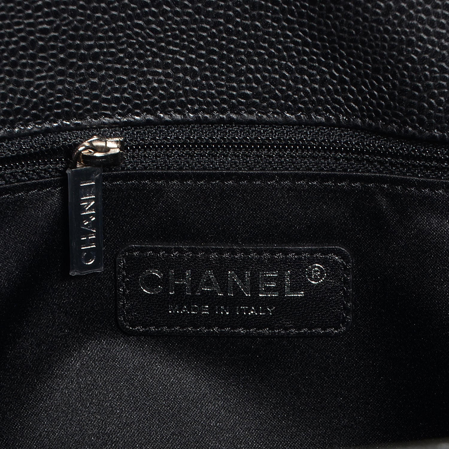 Chanel Caviar Grand Shopping Tote GST Black 6 of 7