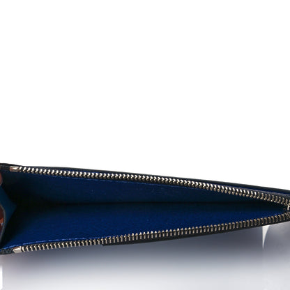 Louis Vuitton Monogram Taiga Coin Card Holder Cobalt 5 of 10