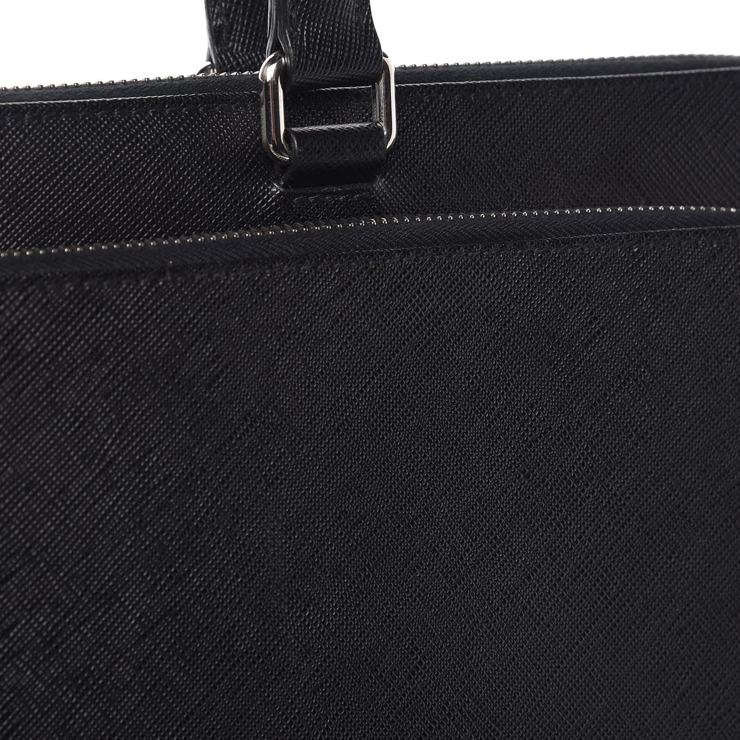 Saffiano Travel Briefcase Black