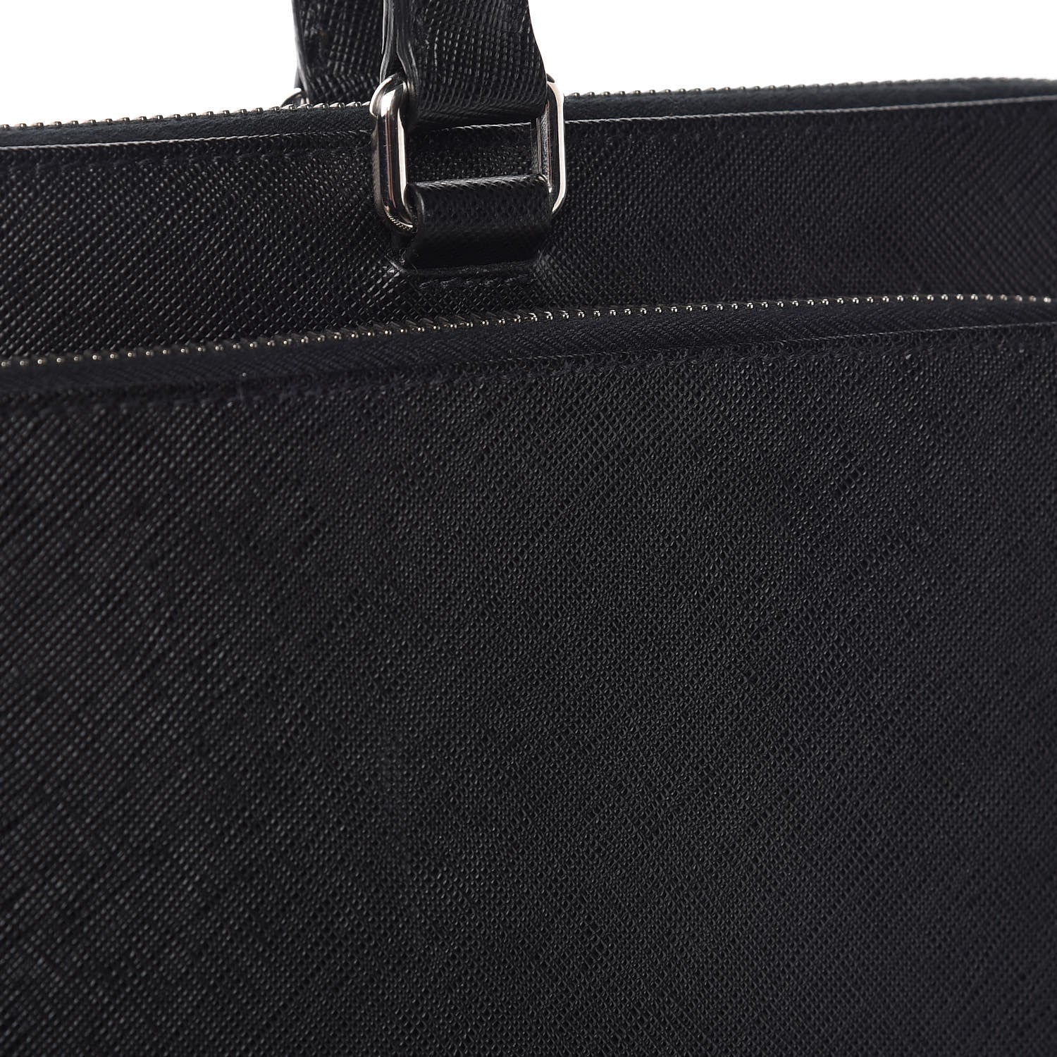 Prada Saffiano Travel Briefcase Black 13 of 16